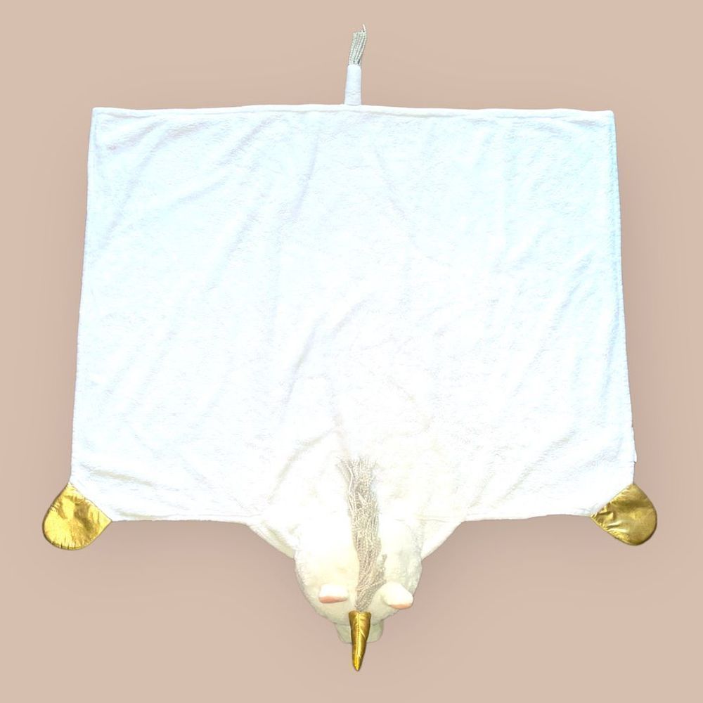 Pillowfort unicorn white hooded blanket - Picture 5 of 9